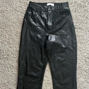 Abercrombie faux leather pants